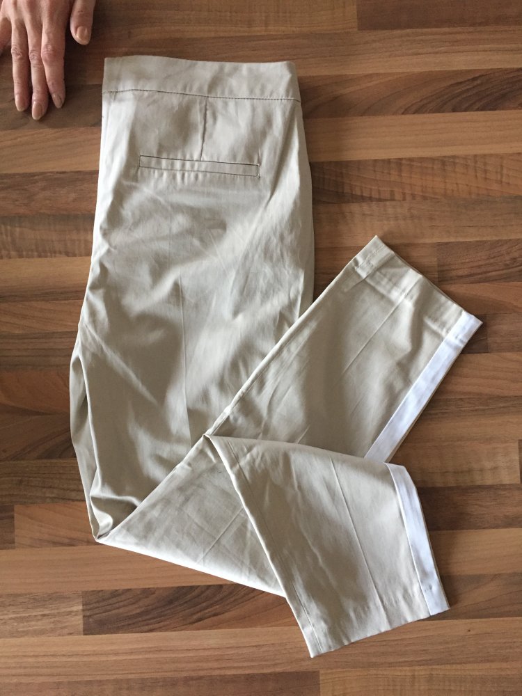 BAF Chino Hose mit schmalem Bein + Smoking Streifen Gr.36