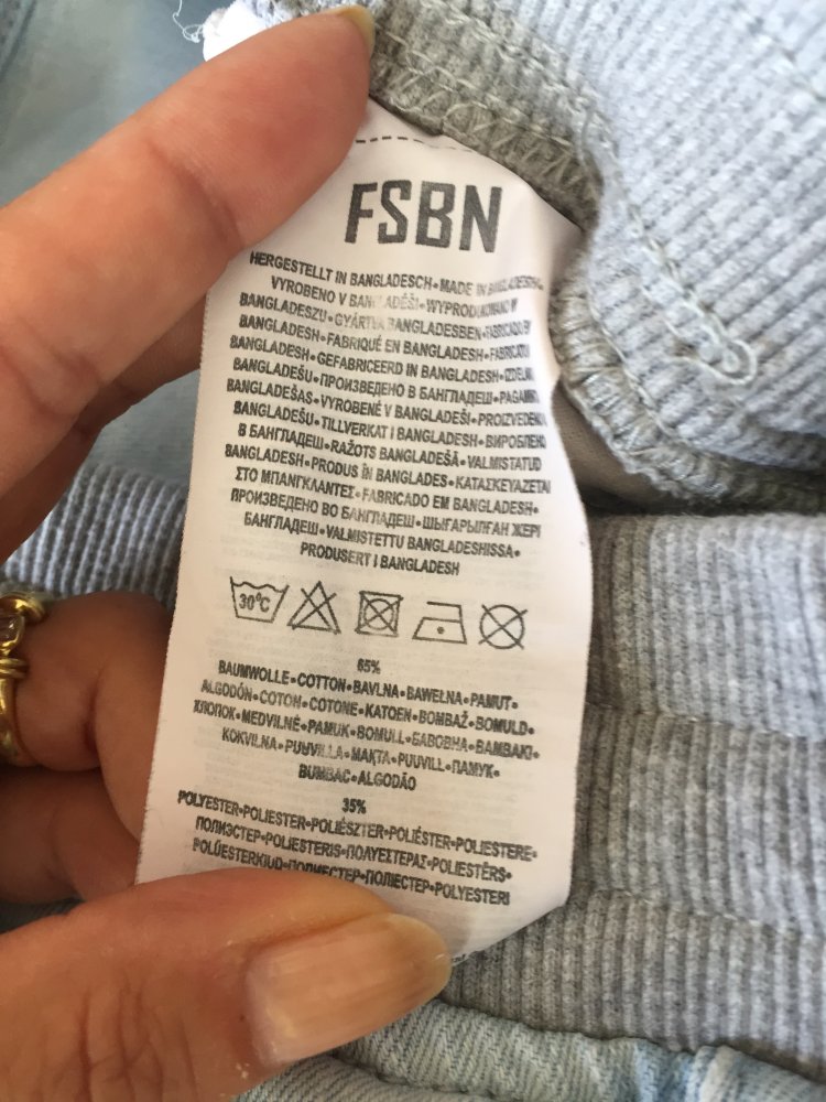 FSBN bleached Harems Jeans in Ripped / Destroyed Optik Gr.XS 
