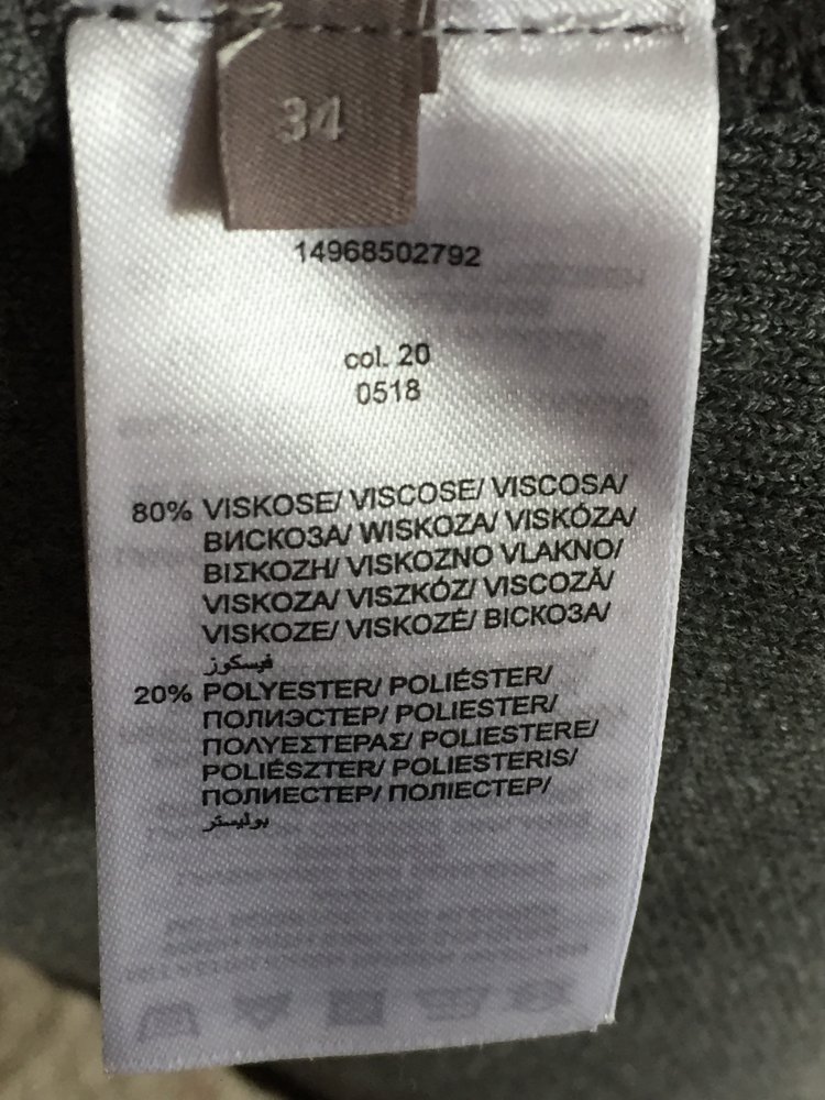 Jake´s Collection Feinstrick Rock Gr.34 grau in A-Linie