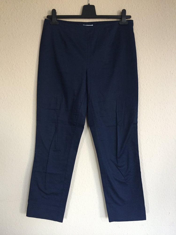 Charter Club High Waist Sommer Hose Gr.40 creme blau mint