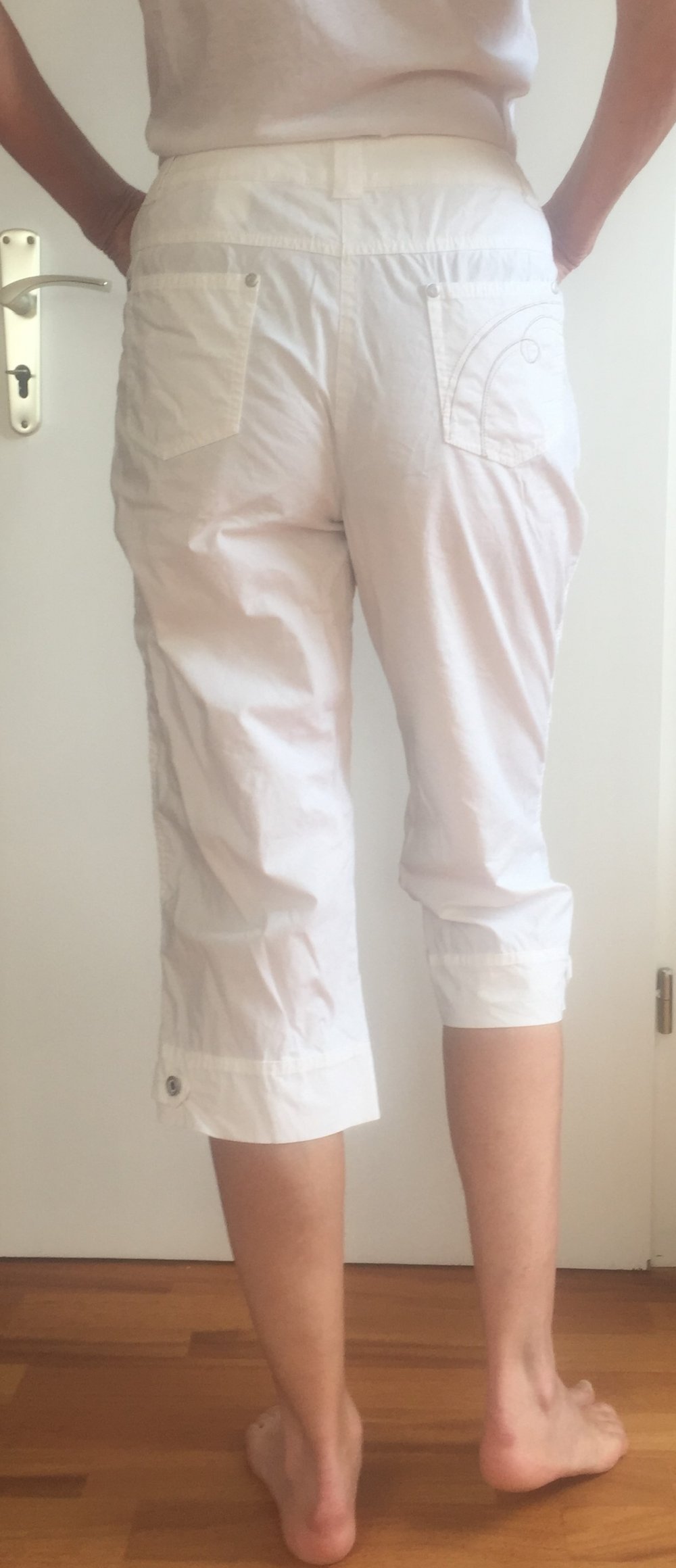C&A High Waist Capri Hose Shorts Gr.38/M Baumwolle / Elasthan