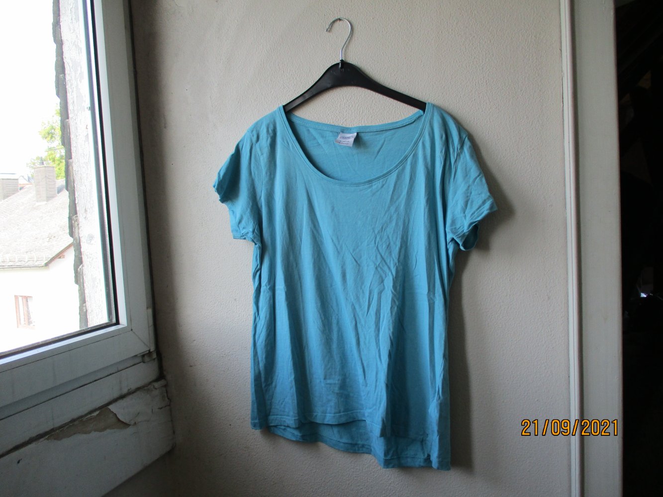 T-Shirt von Ellenor, türkis, Größe XL (48/50)