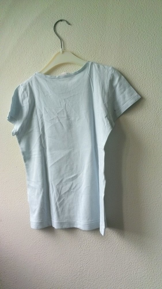 T-Shirt von H & M, hellblau/bunt, Größe 122/128