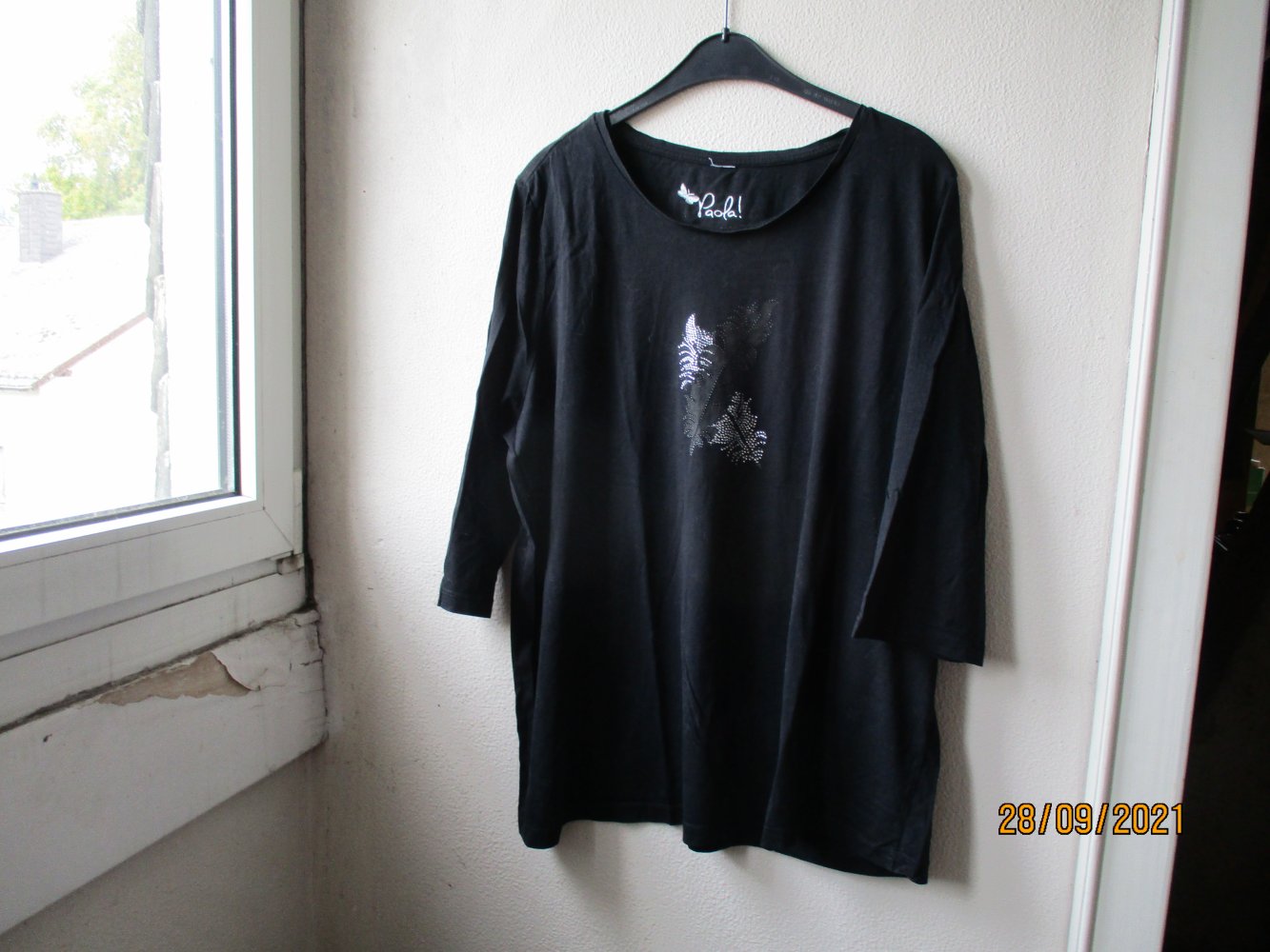 Shirt von Paola!, schwarz, Größe 42