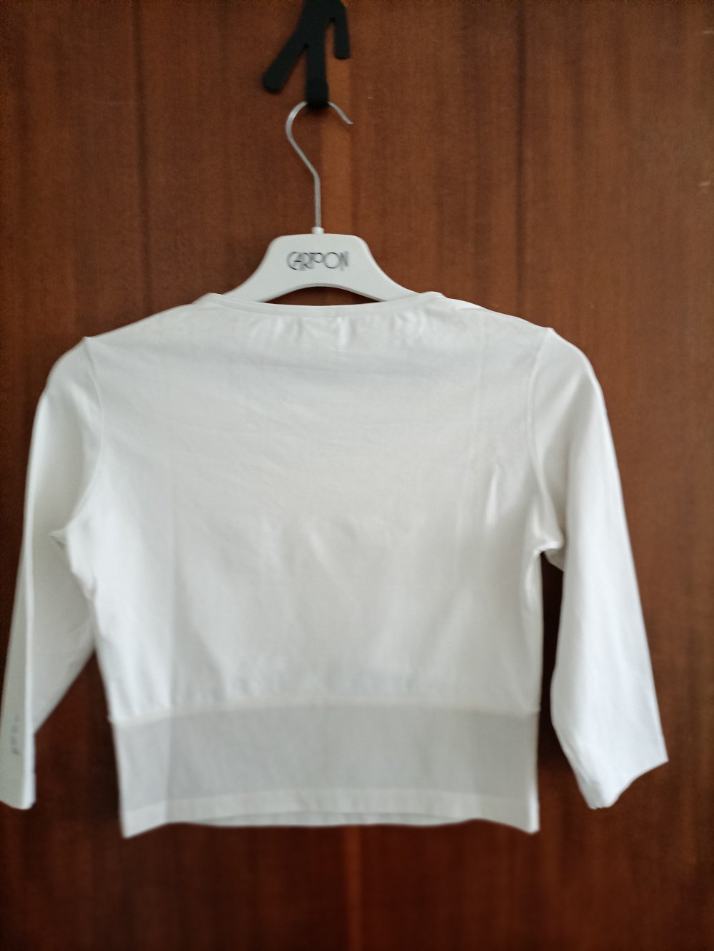 Original FILA Shirt für Fitness und Training, bauchfrei mit Netzeinsatz und 3/4 Arm