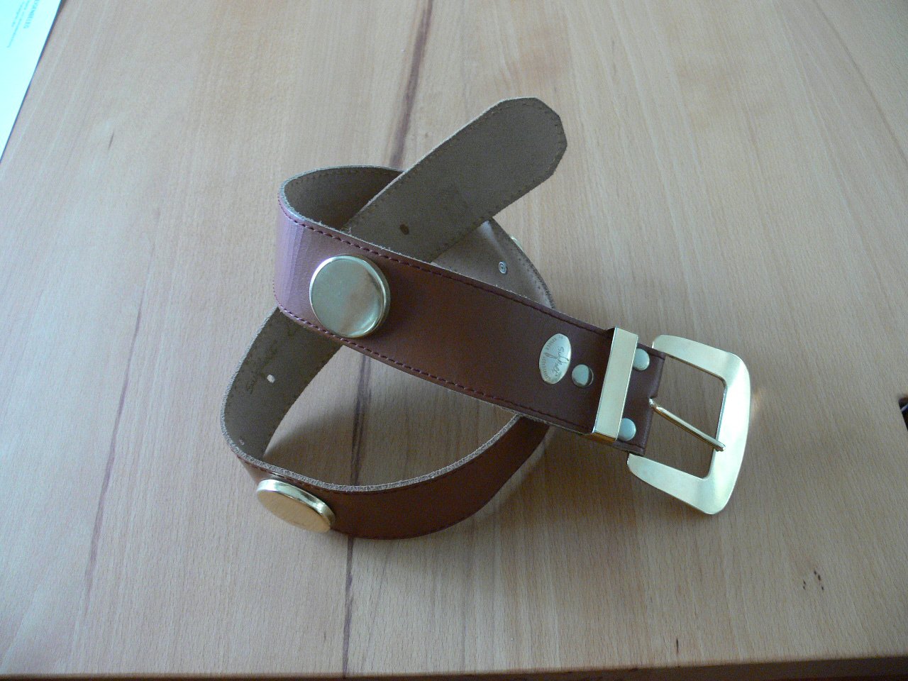 Echtledergürtel Gürtel Sunbelt by Rosner Gr. M 