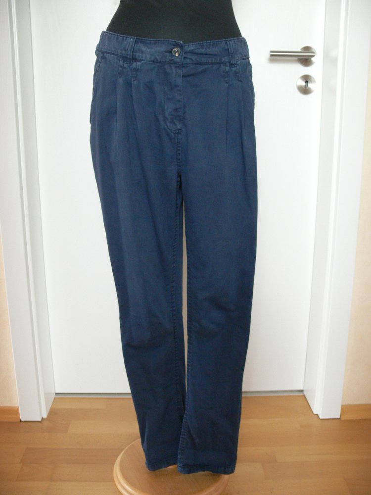 tolle Chino von H&M dunkelblau Gr. 36 Boyfriend