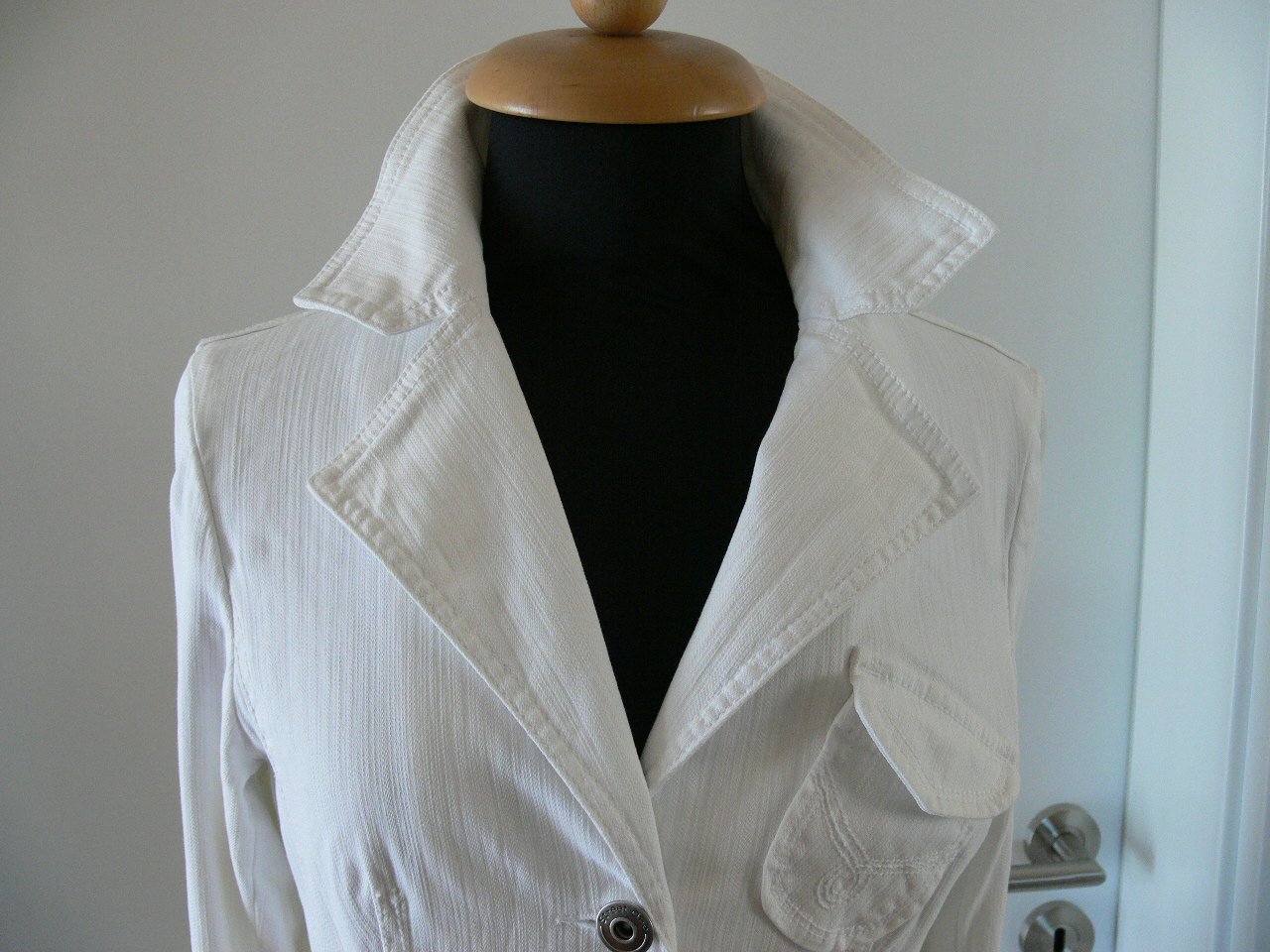 Street One Jeans Blazer weiss Gr. 36 