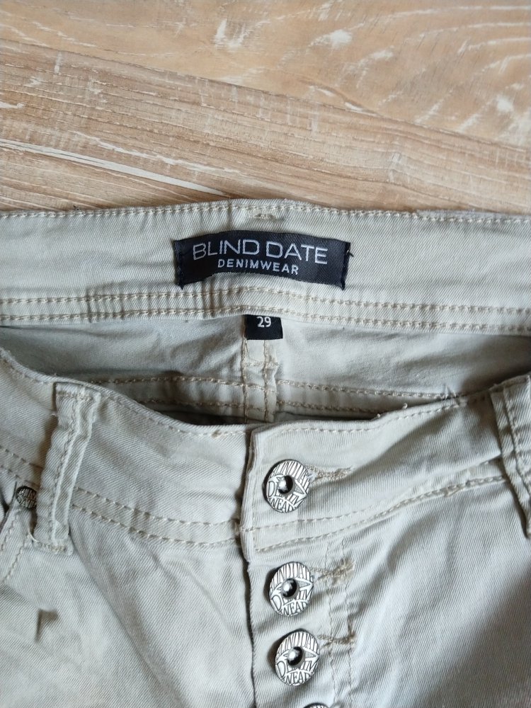 Blind Date Hose Gr. 29 in beige/grau