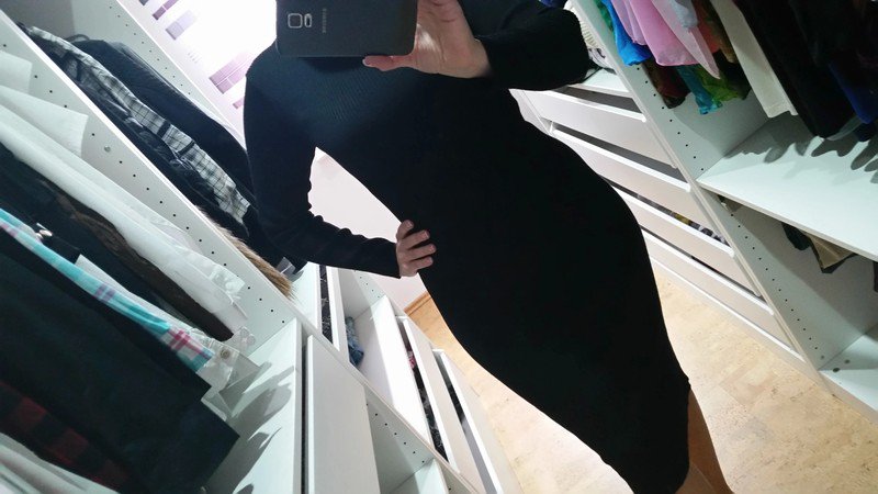 Sexy Strickkleid mit Rollkragen. Bodycon. Gr.36. Neu
