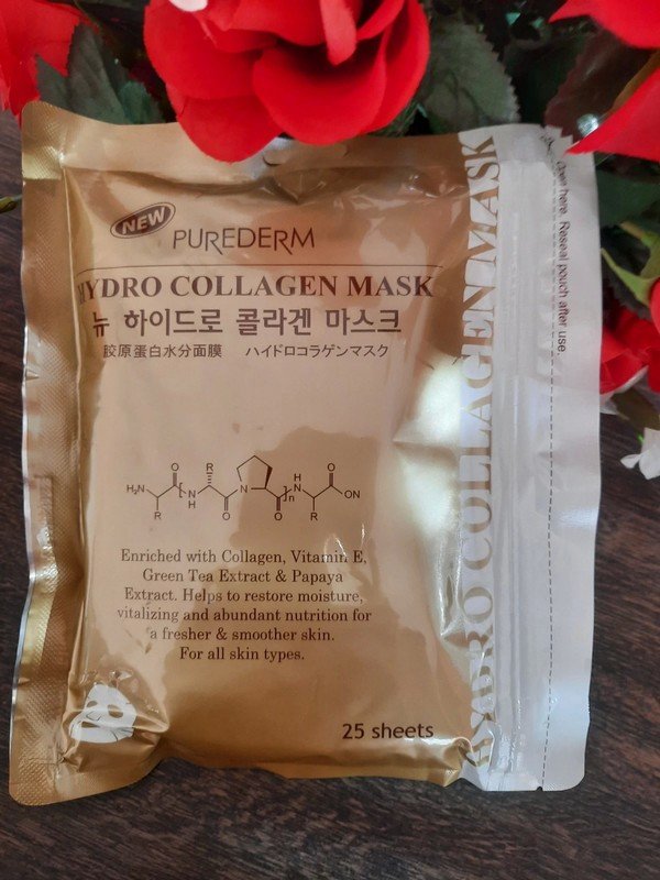 25 x Masken Purederm Hydro Collagen Sheet Mask Tuchmasken Korea Kosmetik Neu
