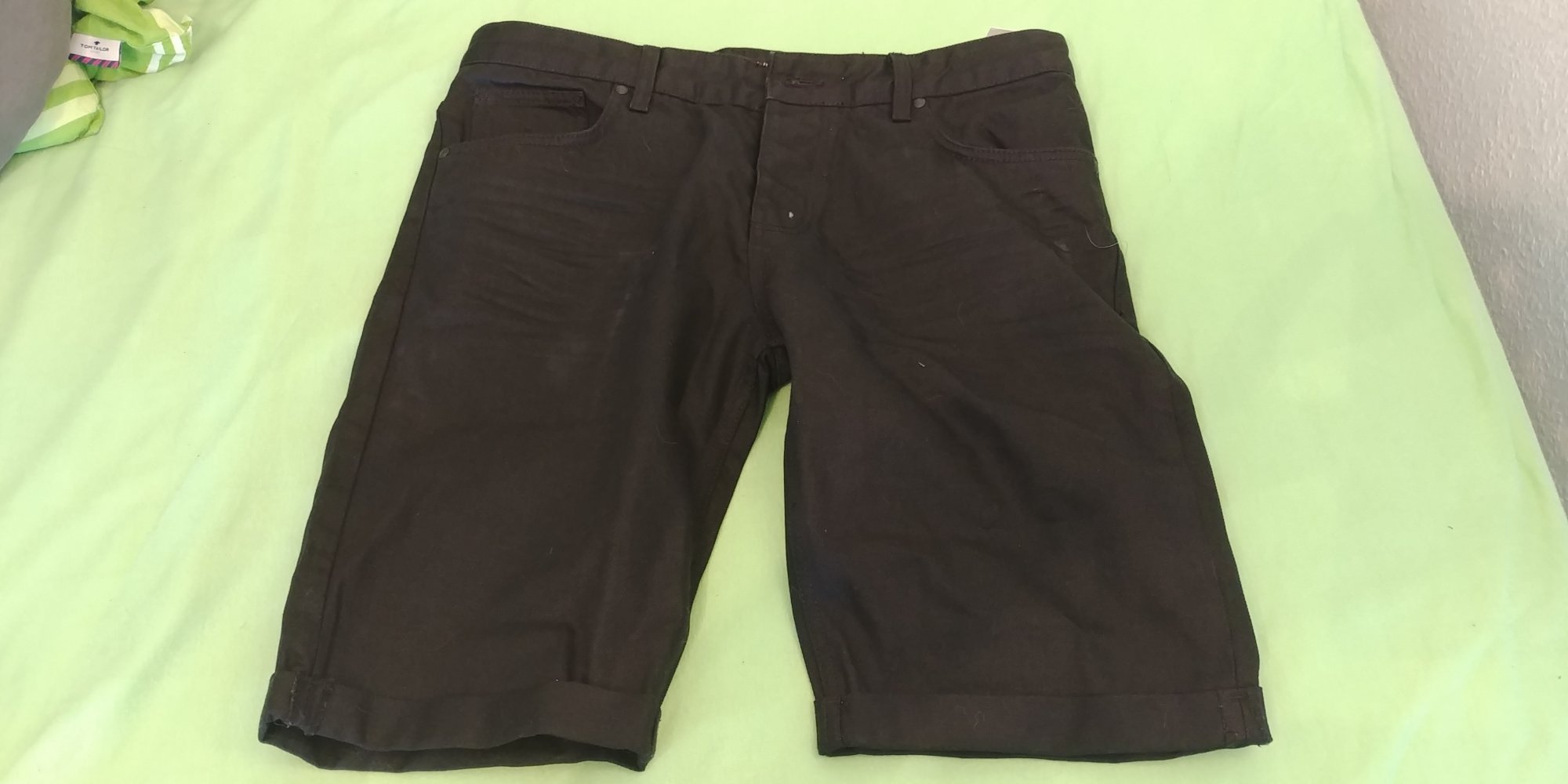 kurze schwarze Jeanshose | Gr L | Marke Just Rhyse