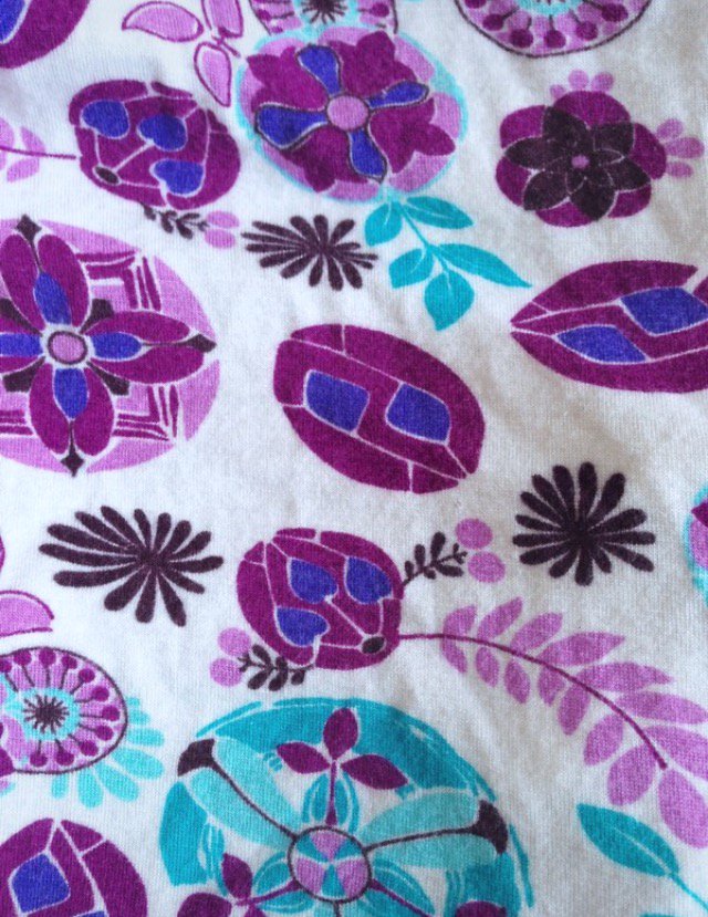 Buntes Wickeltop von Promod mit Gürtel Größe 36-38