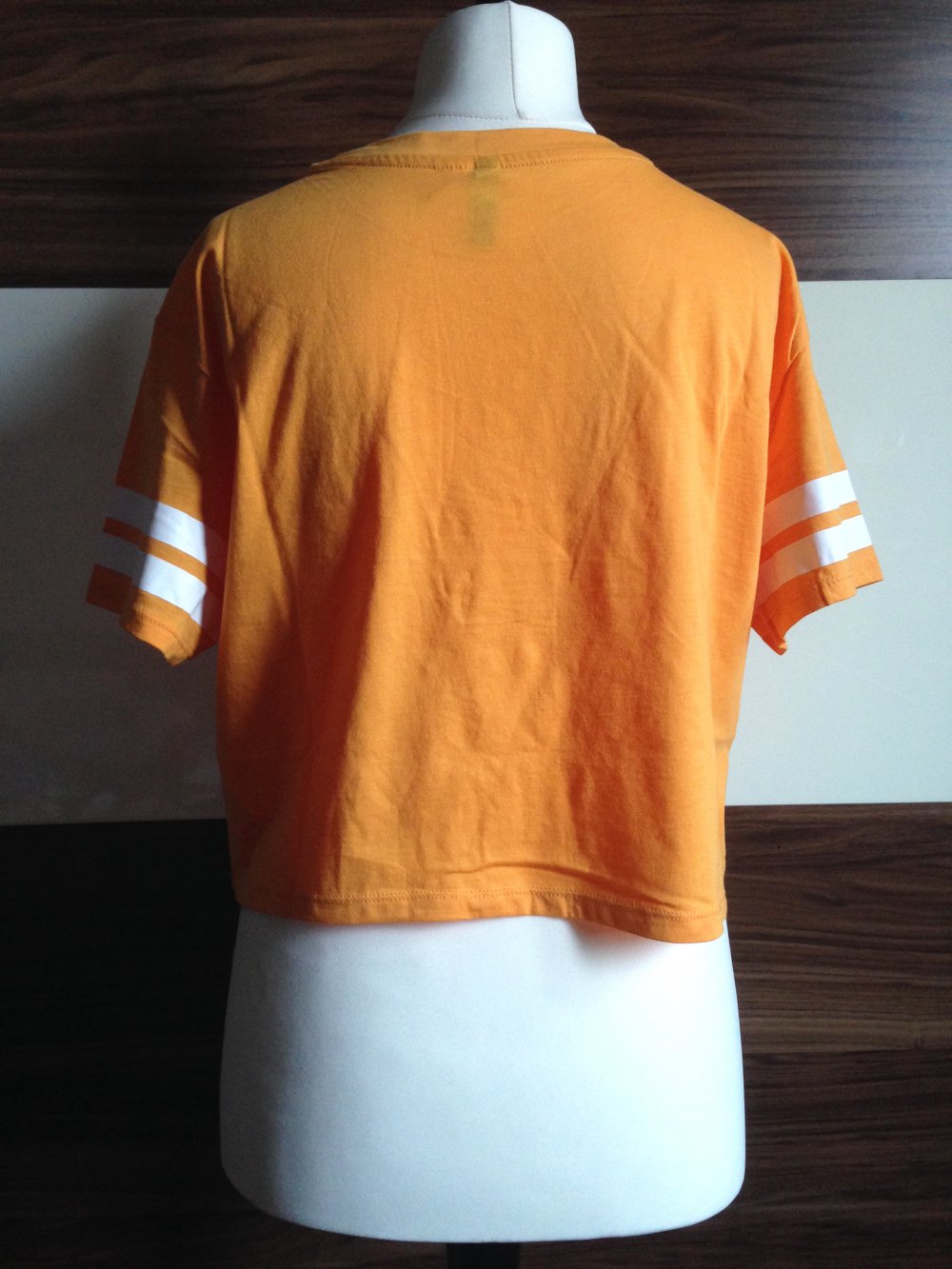Süßes Cropped-Shirt von H&M Divided in Orange Größe 38