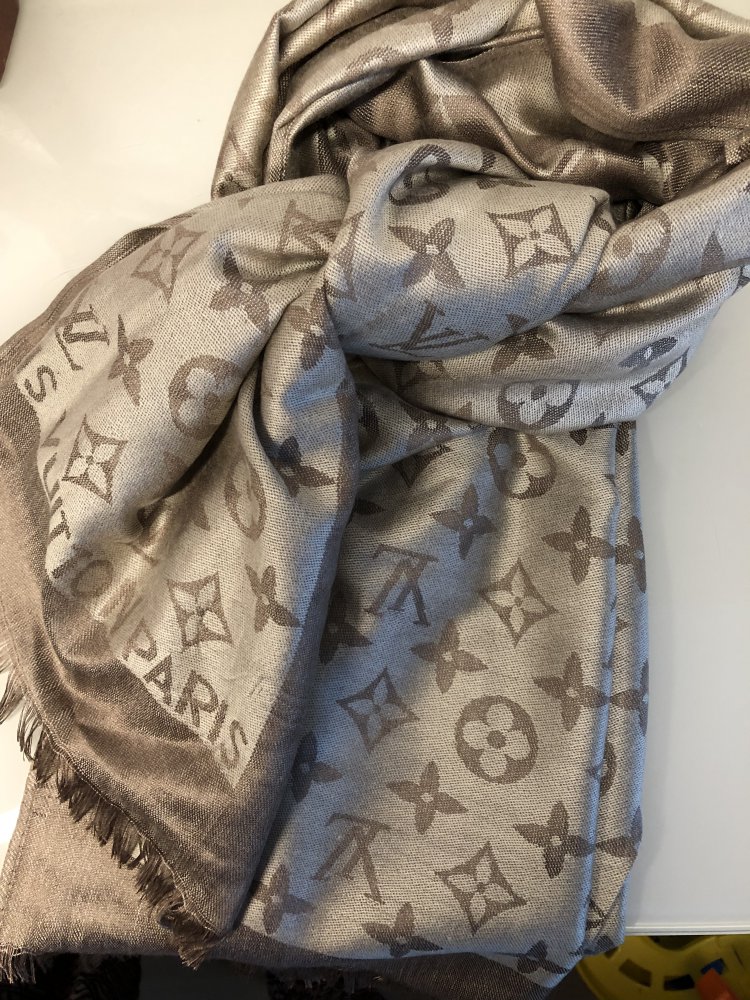 Louis Vuitton Schal aus Baumwolle und Seide
