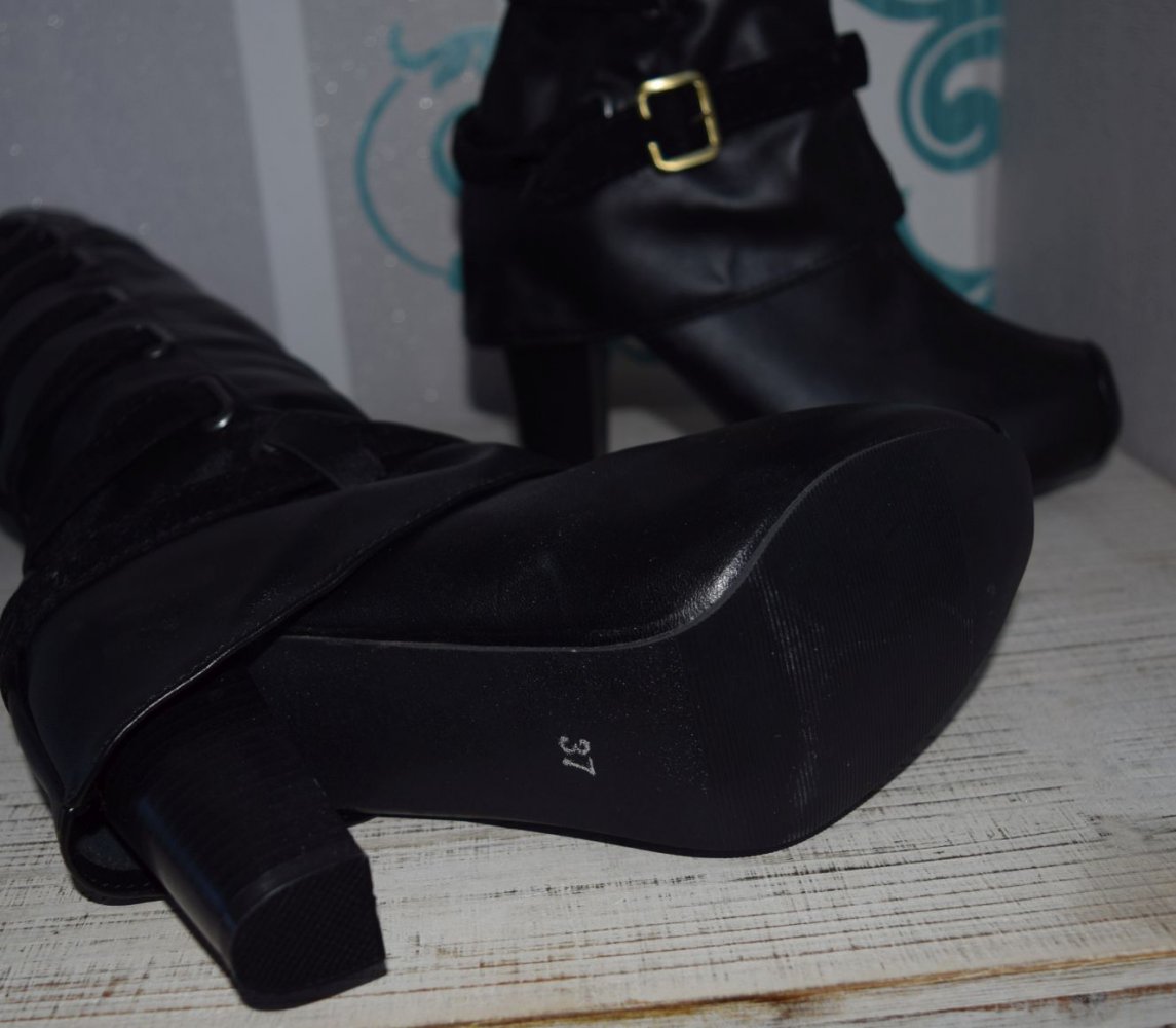 Stiefel, Cosplay, Pirate-Style, Gr. 37, mit Schnallen