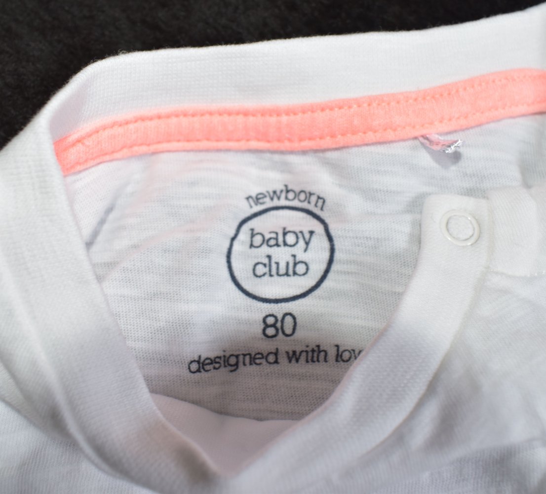 Baby Club Shirt Gr. 80, mit Krebs