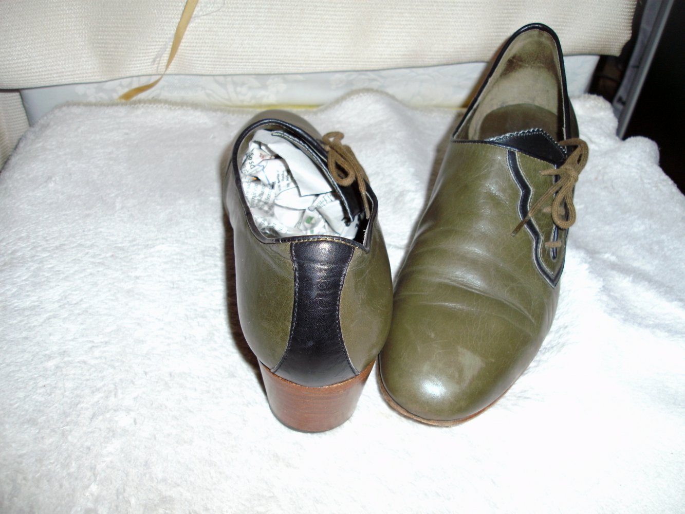 Trachtenpumps Hans Behr olivgrün Gr. 39