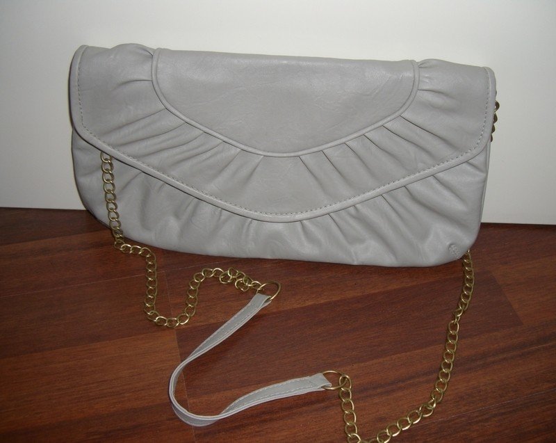 NEU Umhängetasche Schultertasche Clutch crossbody gerafft