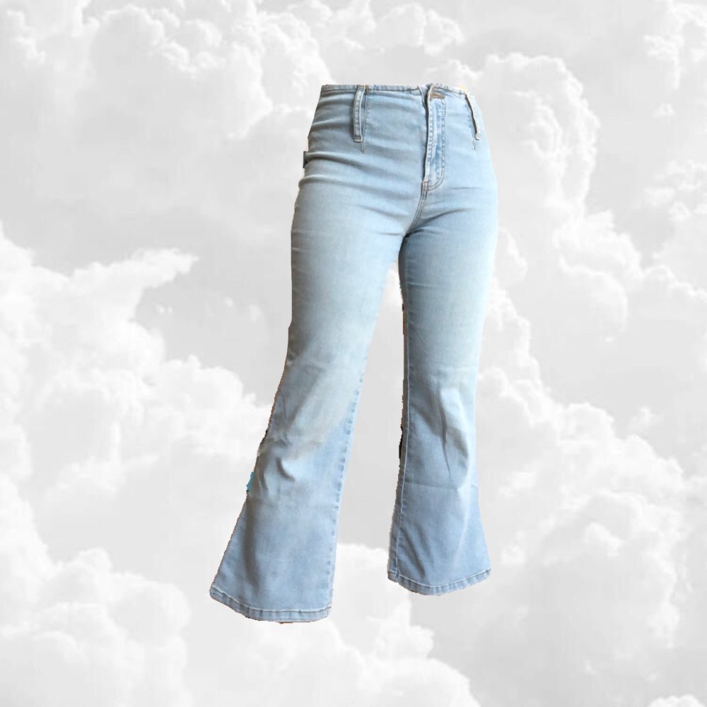 Vintage Schlagjeans ohne Bund