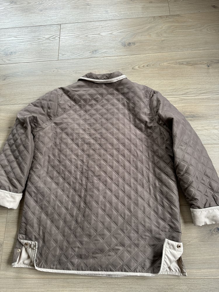 Da.-Übergangsjacke Gr.46 Fb: braun/beige -neuw.-