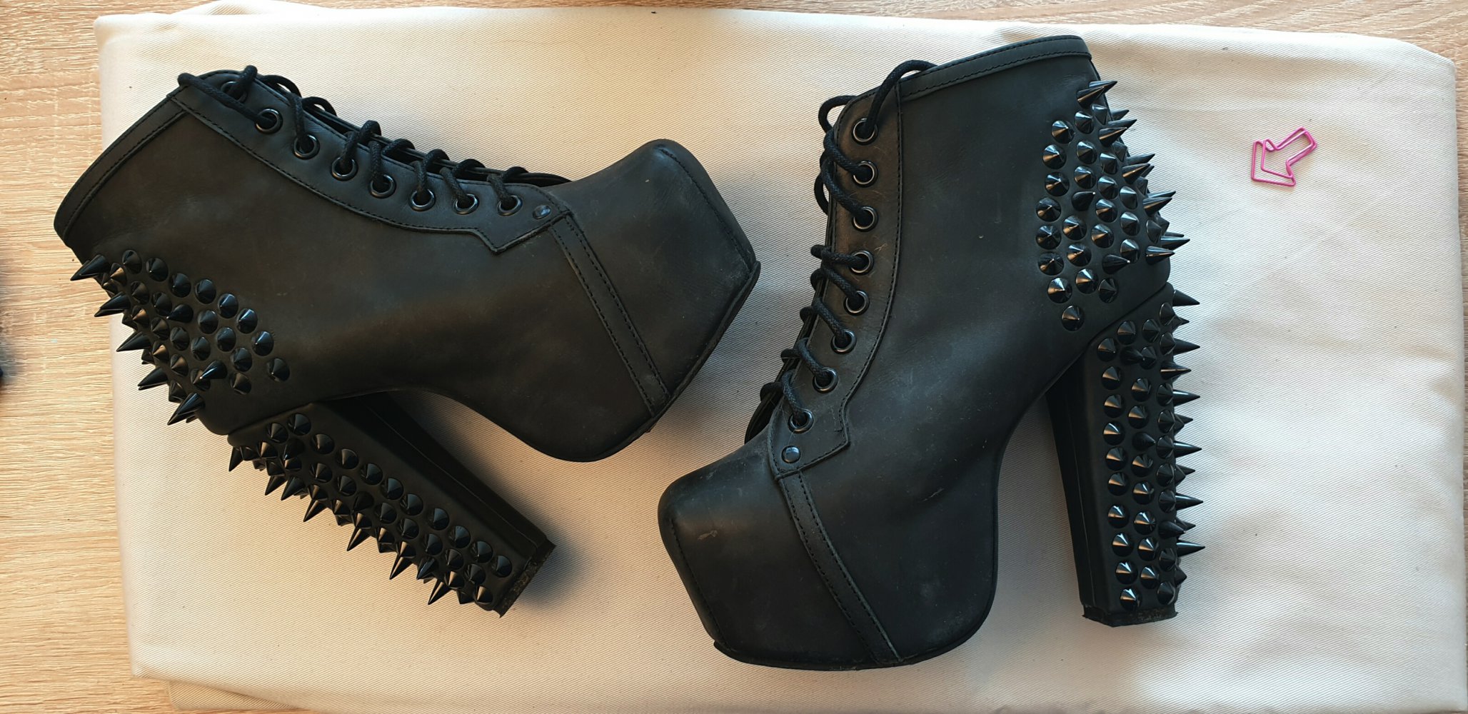 Echte Schwarze Jeffrey Campbell Grösse 36