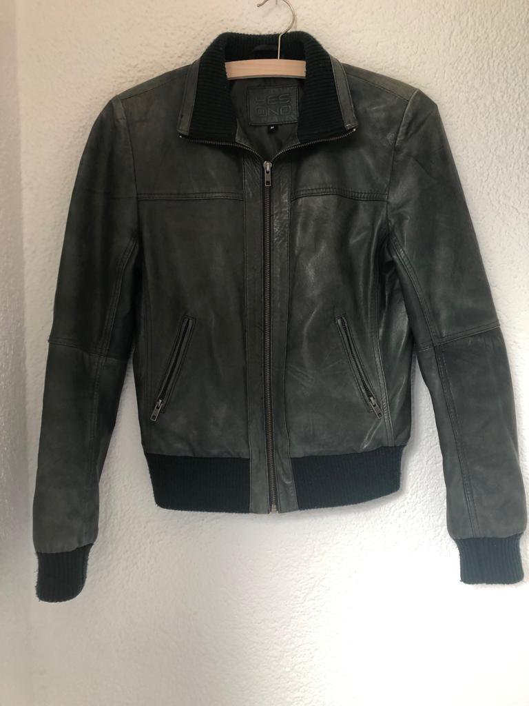 Lederjacke aus echtem Leder 