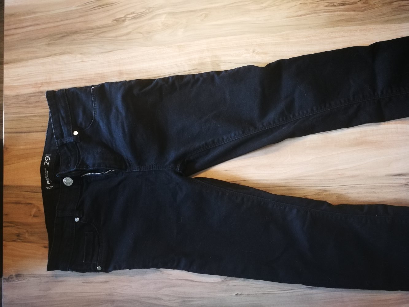 Schwarze Skinny Jeans 