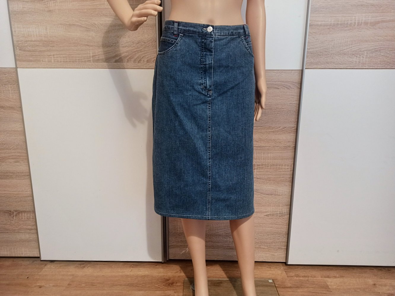 Schöner Jeans-Rock in blau von Chicc