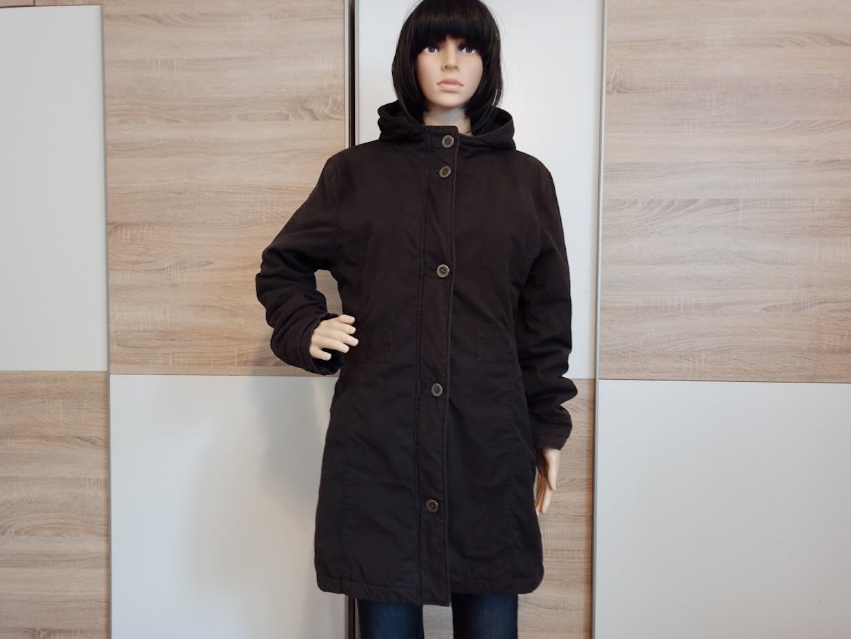 Schöne Jacke in braun mit Kapuze von Street One