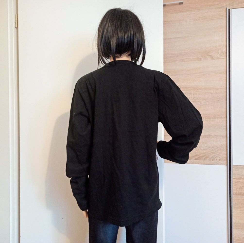 Schöner Langarm-Shirt in schwarz von H&M