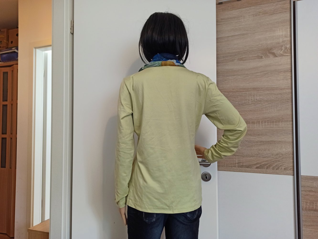 Schöner Langarm-Shirt in gelb von Heine