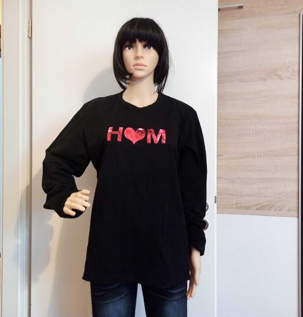 Schöner Langarm-Shirt in schwarz von H&M