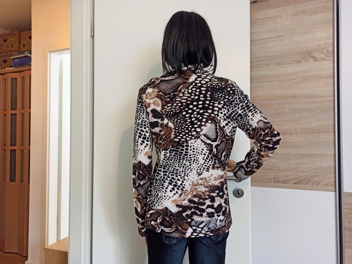 Schöner Sweater von Via Appia in Leoparden-Muster