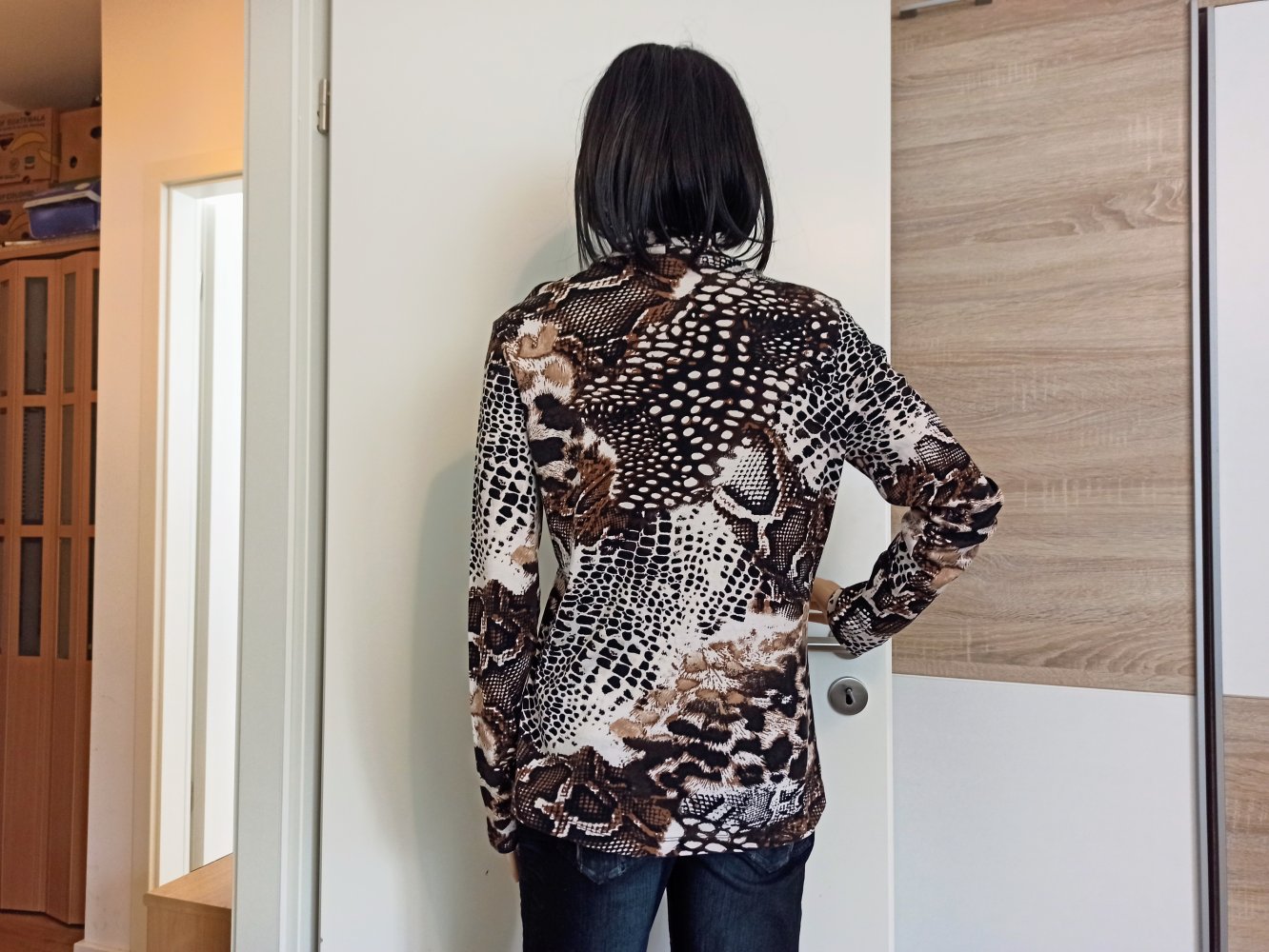 Schöner Sweater von Via Appia in Leoparden-Muster