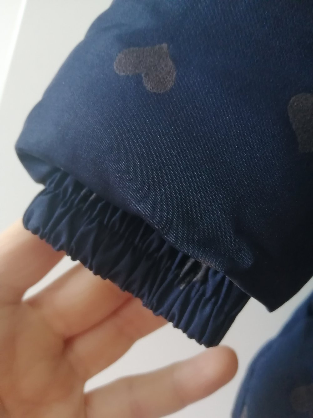 Dunkelblaue Winterjacke 98