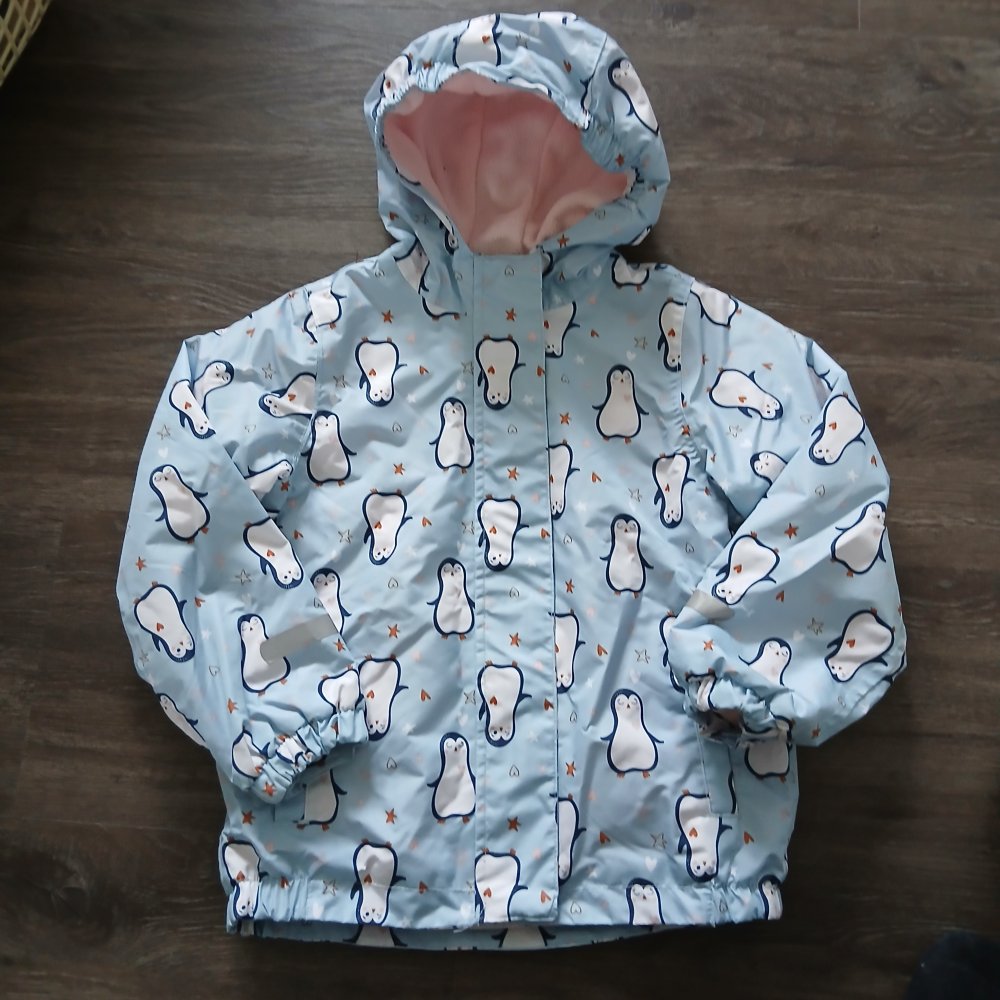 Gefütterte Regenjacke 110/116