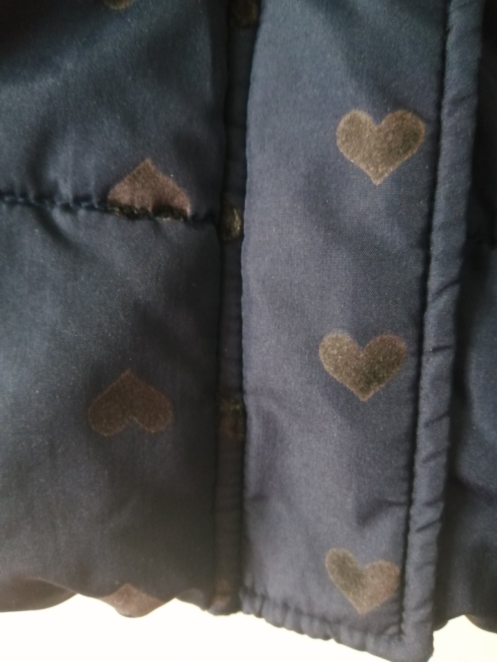 Dunkelblaue Winterjacke 98