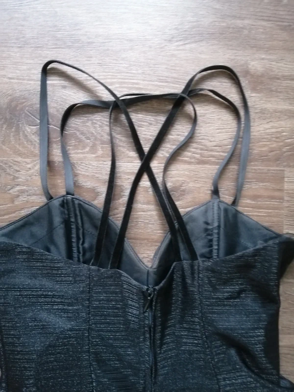 Schwarzes Cocktailkleid, Ballkleid mit Bolero