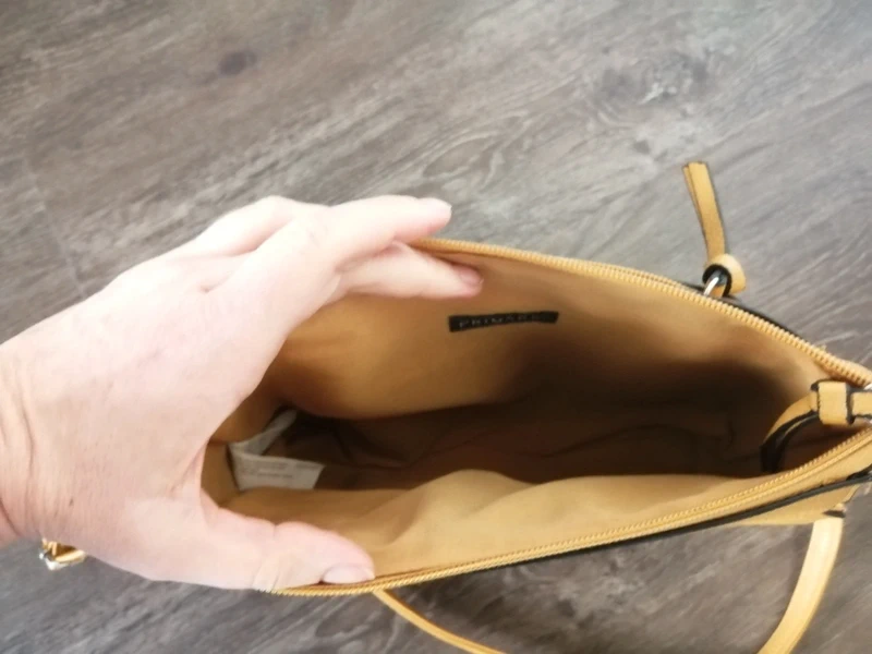 Senffarbene Umhängetasche