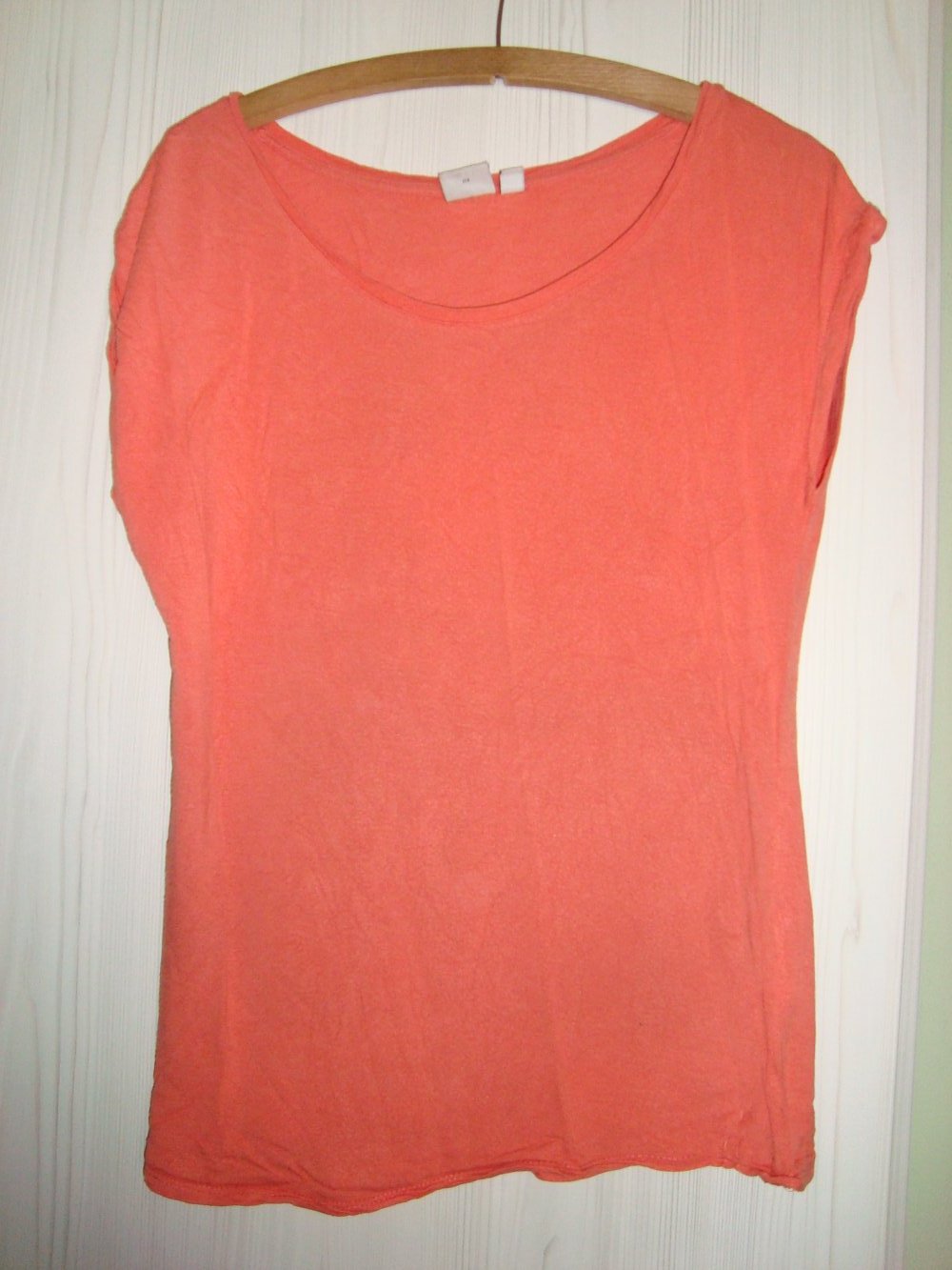 Shirt, T-Shirt, Esprit, Größe L, orange, rundhals, kurzarm