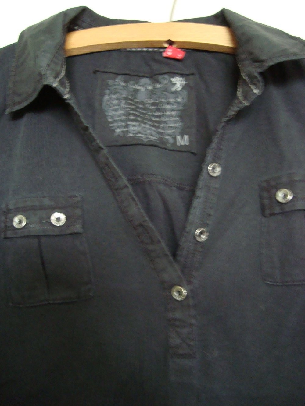 Shirt, Bluse, mit Kragen, EDC, Esprit, Größe M