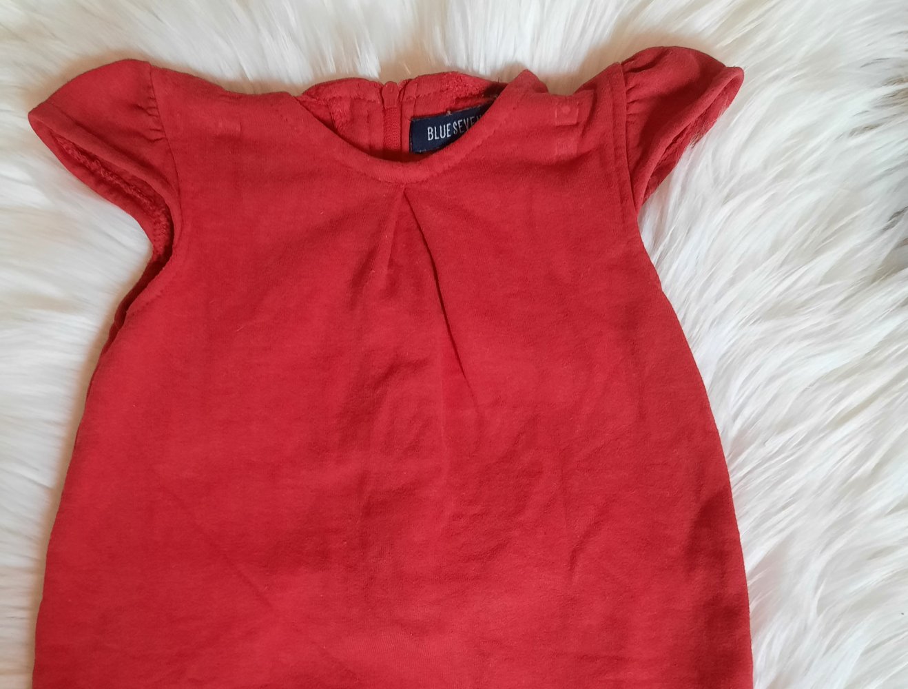 Baby Kleid Größe 68, Blue seven, rot