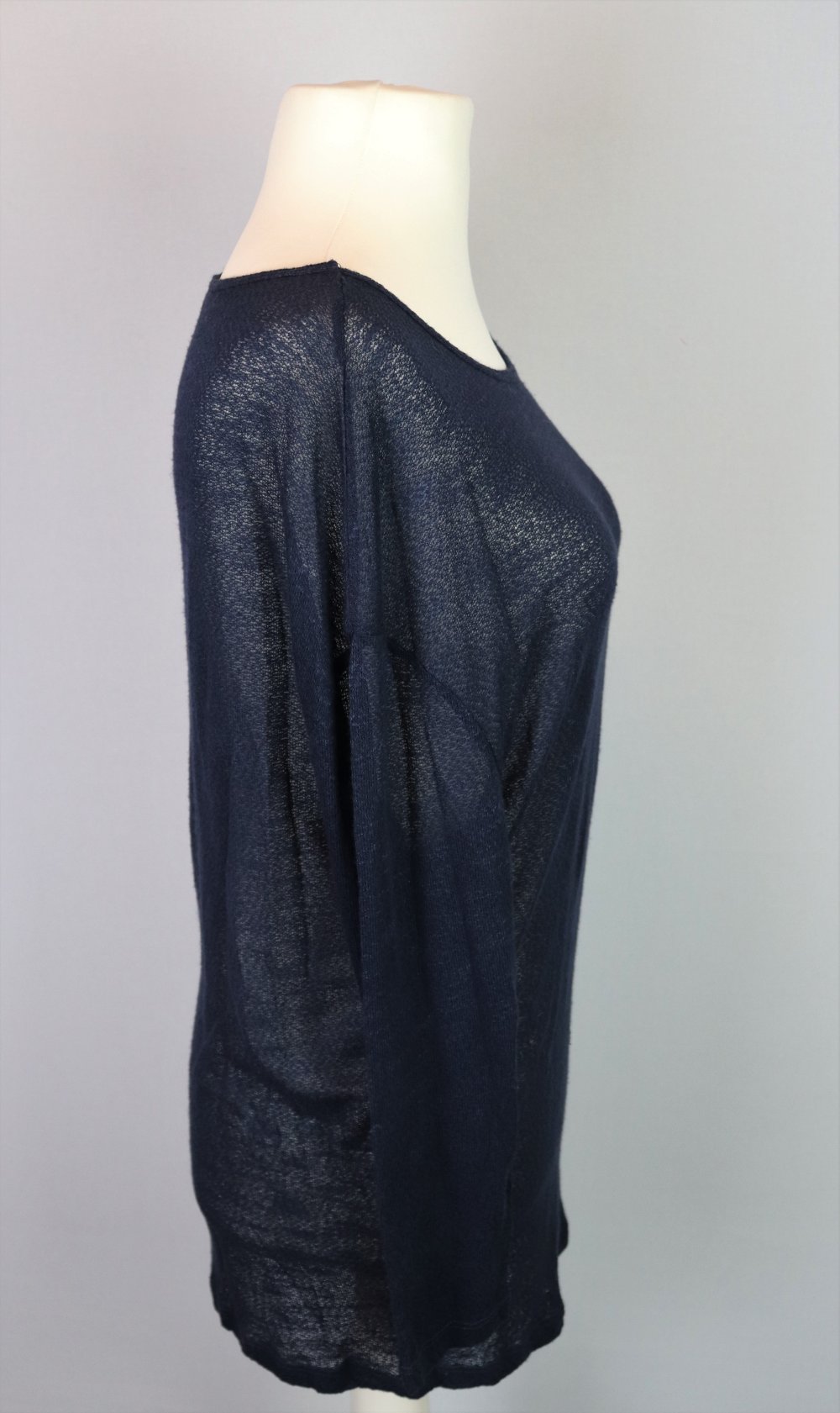 Langarm Shirt Blau Pieces Gr. M
