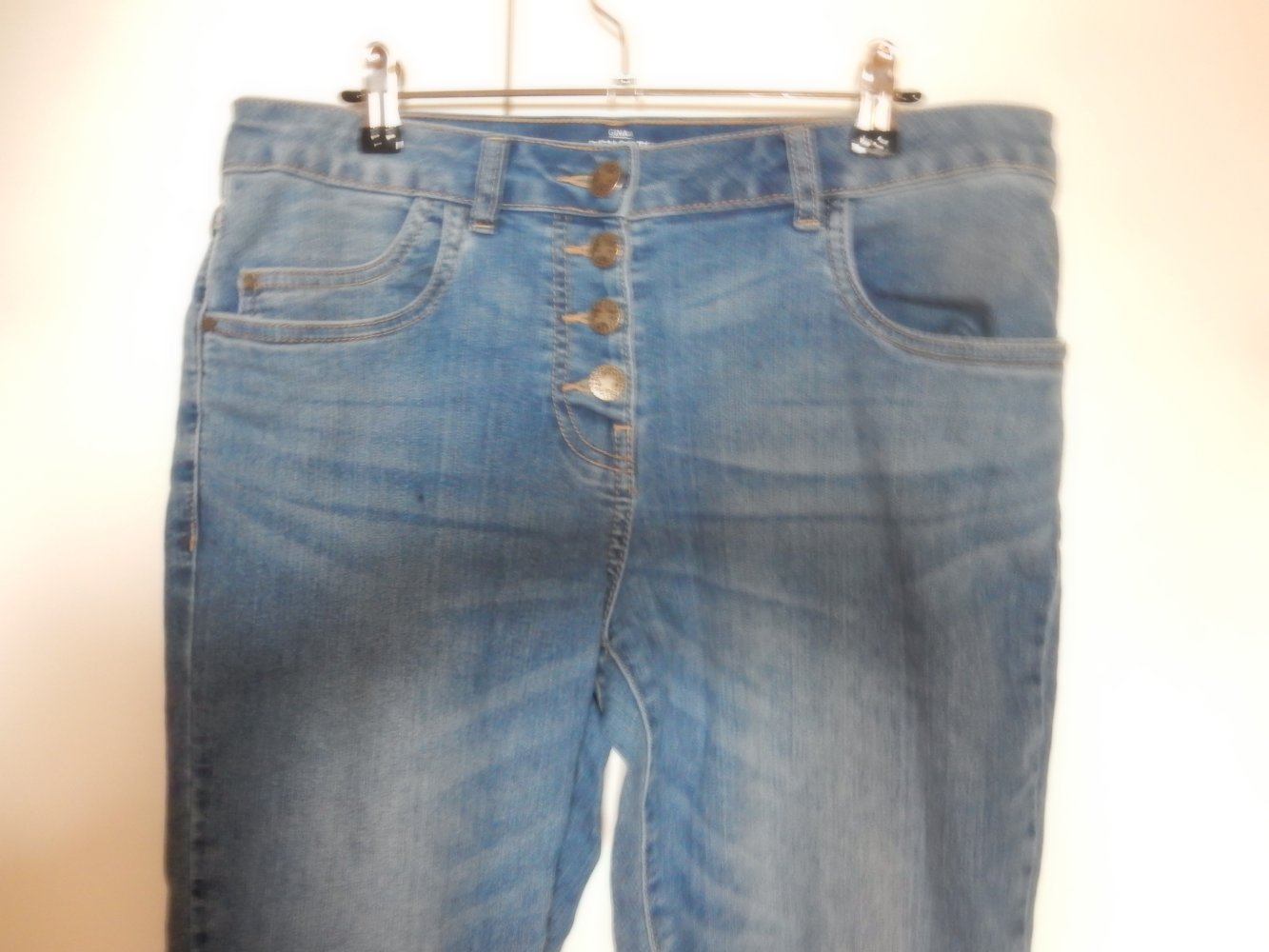 Jeans, Gr. 42, blau, selten getragen