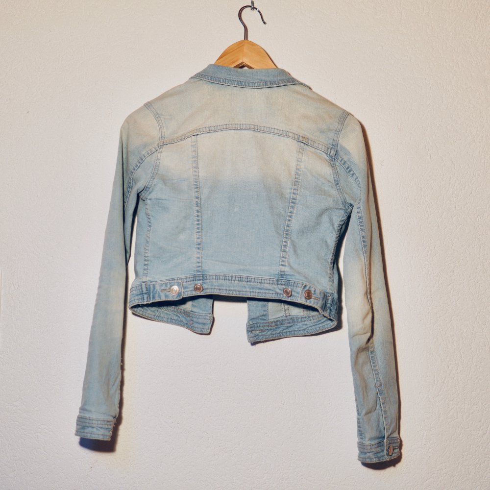 Denim Crop-Top Jeansjacke