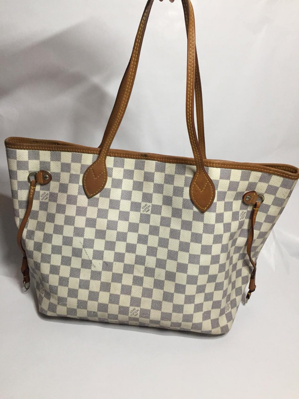 Louis  Vuitton  Neverfull  mm damier azur  Kleiderkorb ch  Louis  Vuitton  Neverfull  mm damier azur  Kleiderkorb ch