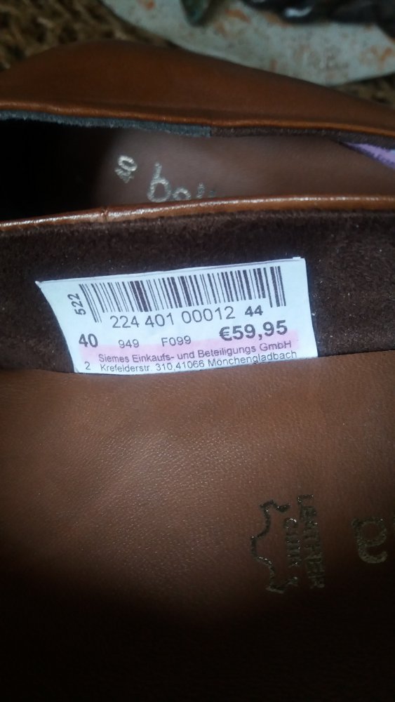 Bellissima Damen braun Pumps Gr.40