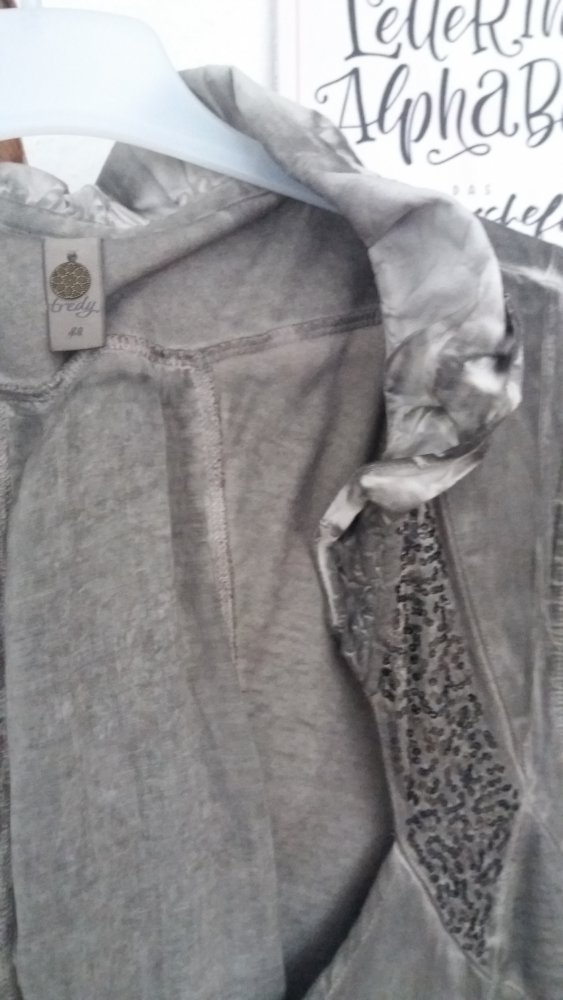 Tredy Damen graue Weste Gr. 48