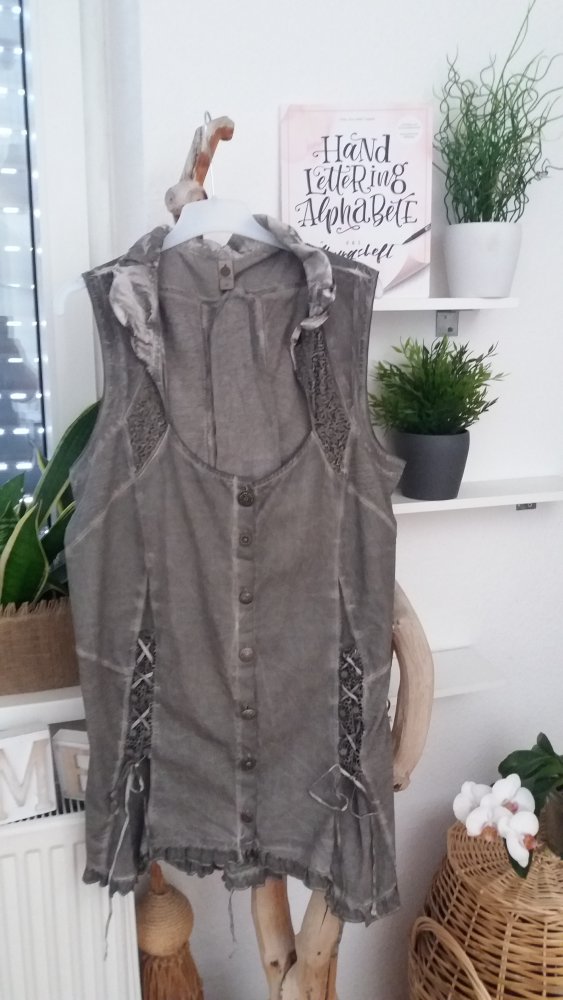 Tredy Damen graue Weste Gr. 48